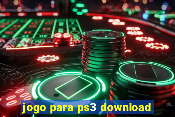 jogo para ps3 download